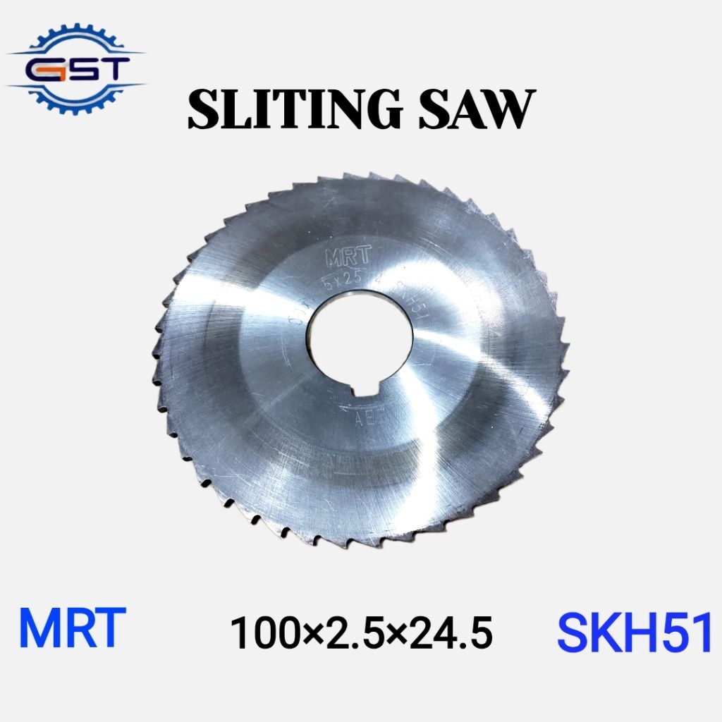SLITTING SAW 100×2.5×25.4 MRT SKH51 gergaji potong circular Blade 2.5 mm second