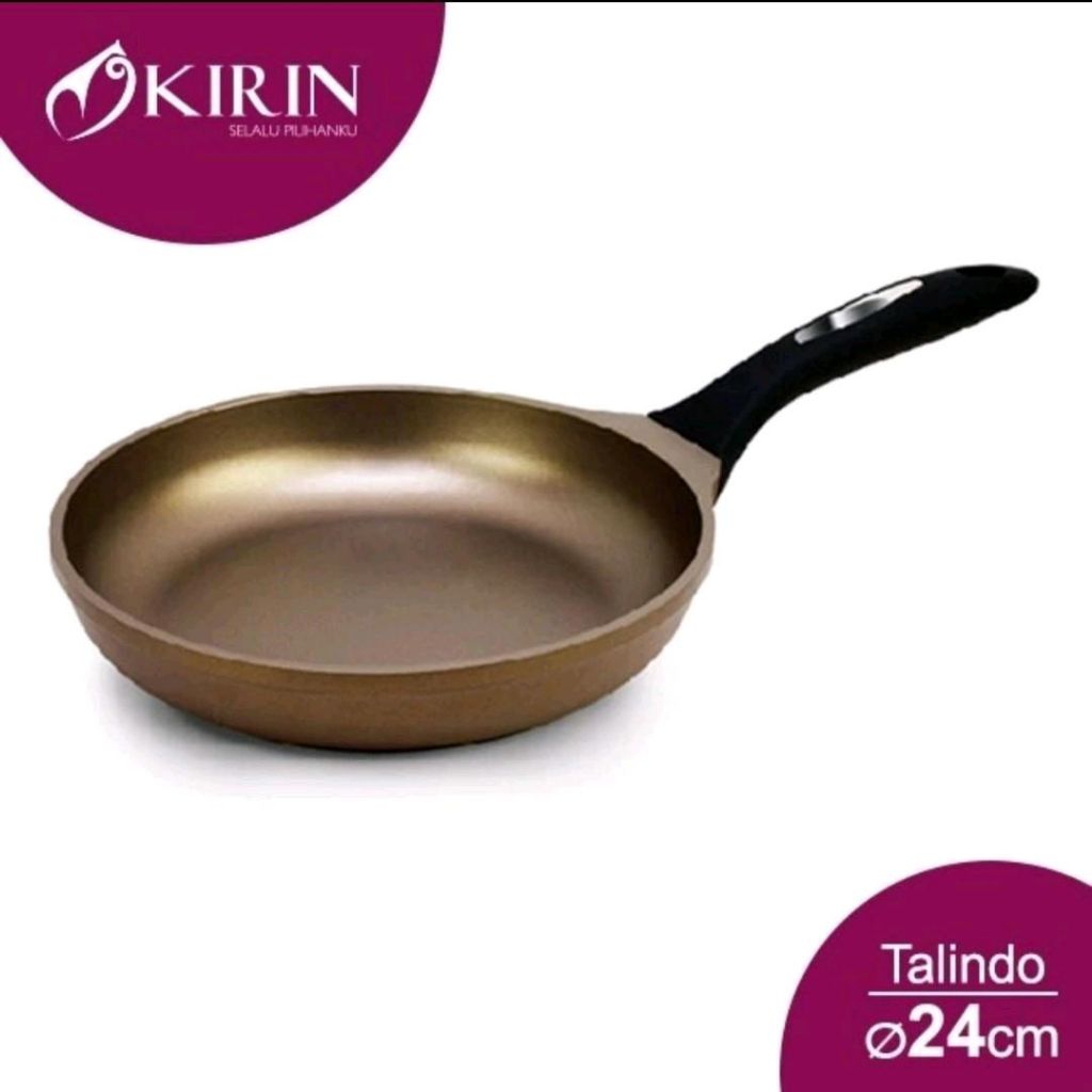 Frypan Calindo 24 Kirin Teflon Wajan Penggorengan kirin