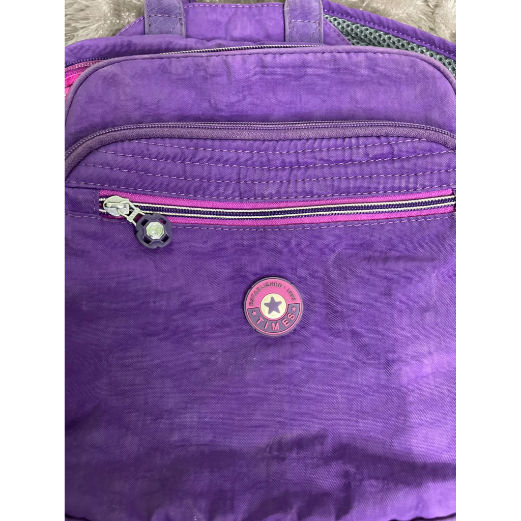 [COD] Tas Backpack Mini KIPLING Ungu Pink Preloved