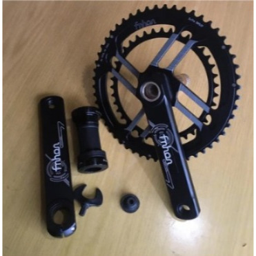 Crank Hollowtech 2 Fnhon GXP DIRECTMOUNT HT2 53-39T Crankset Double Speed Dual Chainring