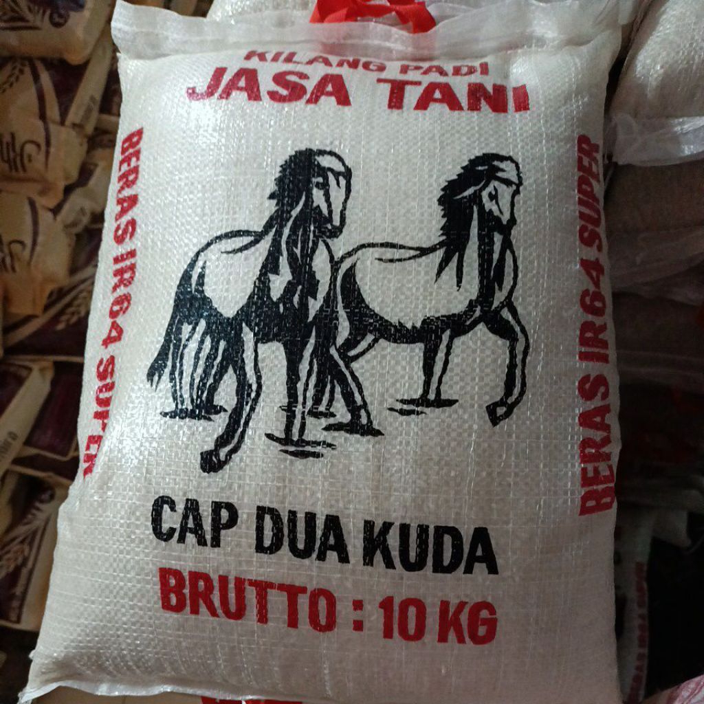 

Beras Kilang padi jasa tani cap dua kuda