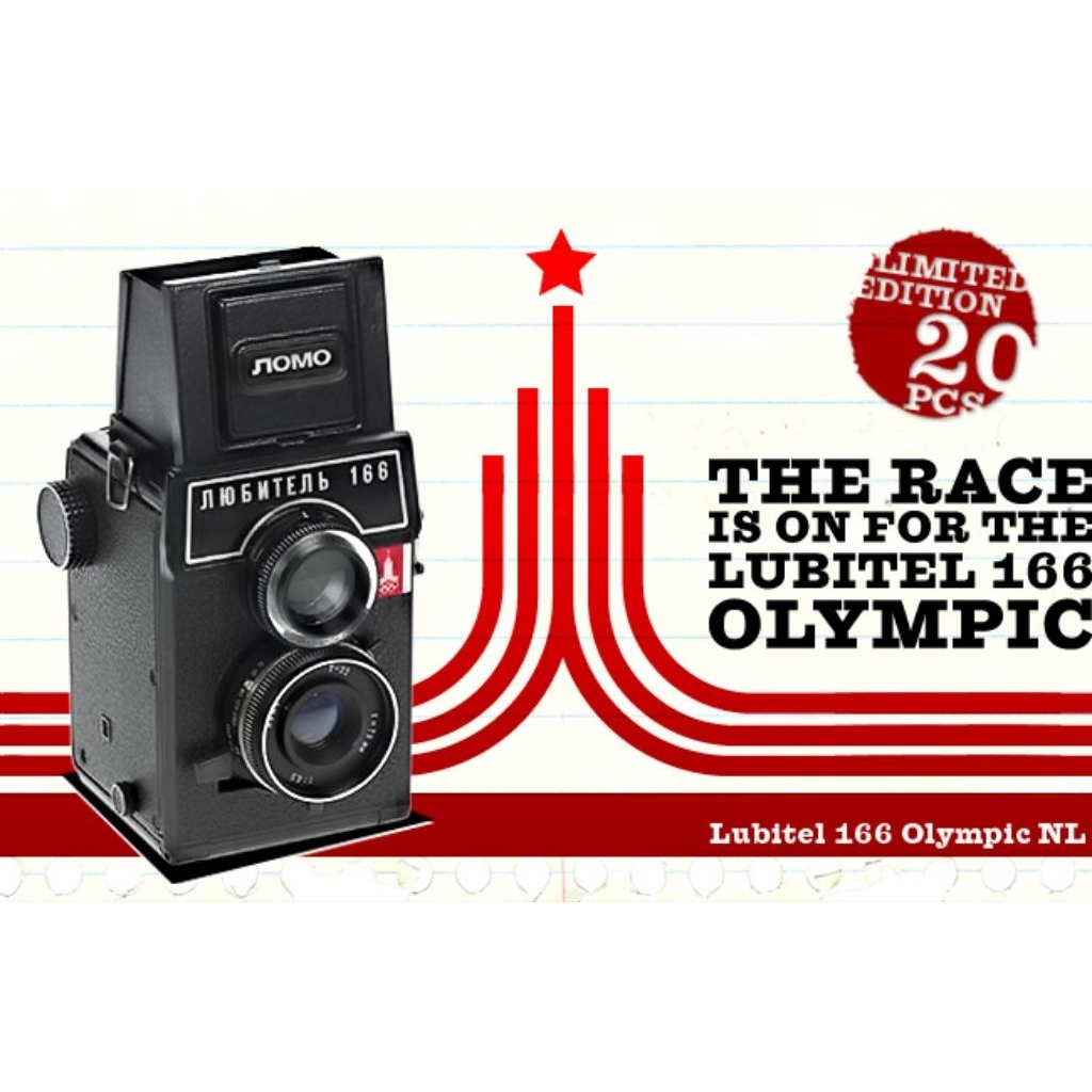 Kamera Analog TLR Medium Format LOMO Lubitel 166 Olympic Edition