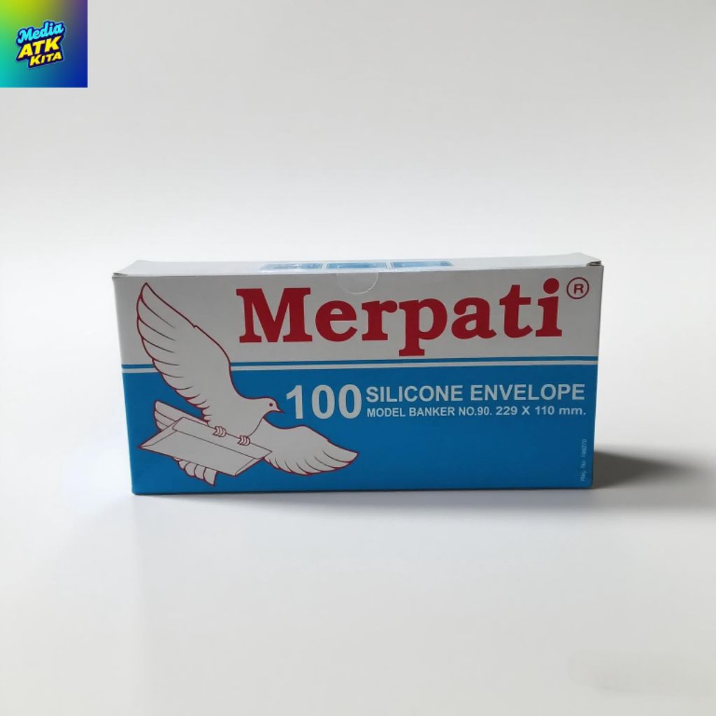 

Amplop Putih Polos Merpati No 90 dan No 110 Dengan Perekat / 1 Pack (100 Lembar)
