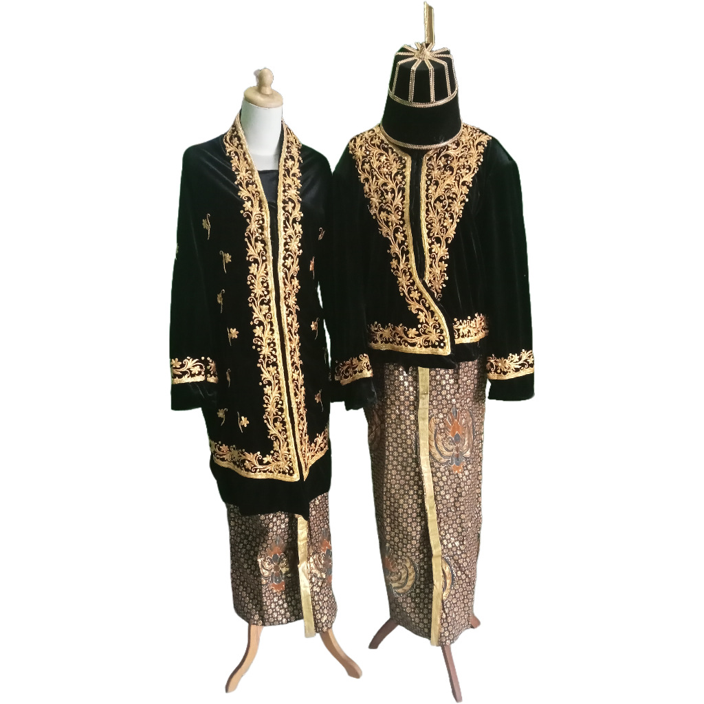 Couple Set Sepasang Bludru Baju Manten Pengantin Manten Jogja Preloved