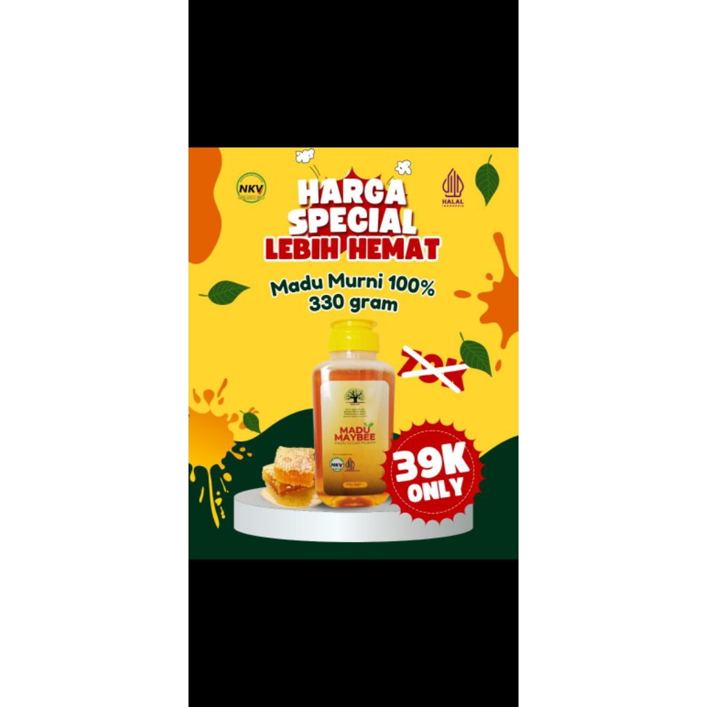 

MADU MAYBEE kemasan ekonomis 330gr