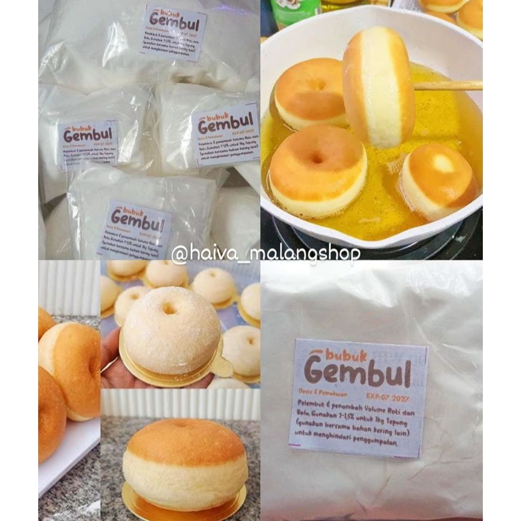 

SiGembul Gemoy - Bubuk Gembul Gemoy Gendut Donat - Pengembang Roti - Pengembang Pelembut Donat