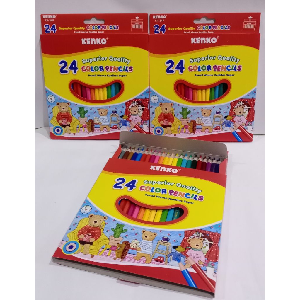 

PENSIL WARNA KENKO PANJANG 24WARNA