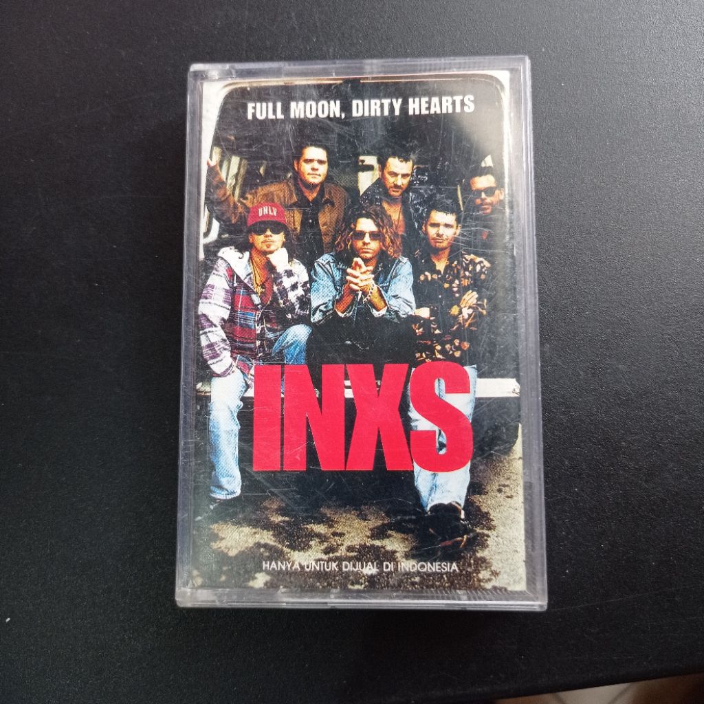 KASET PITA Original INXS - Full Moon, Dirty Hearts || Clotabooks Cassette Collection