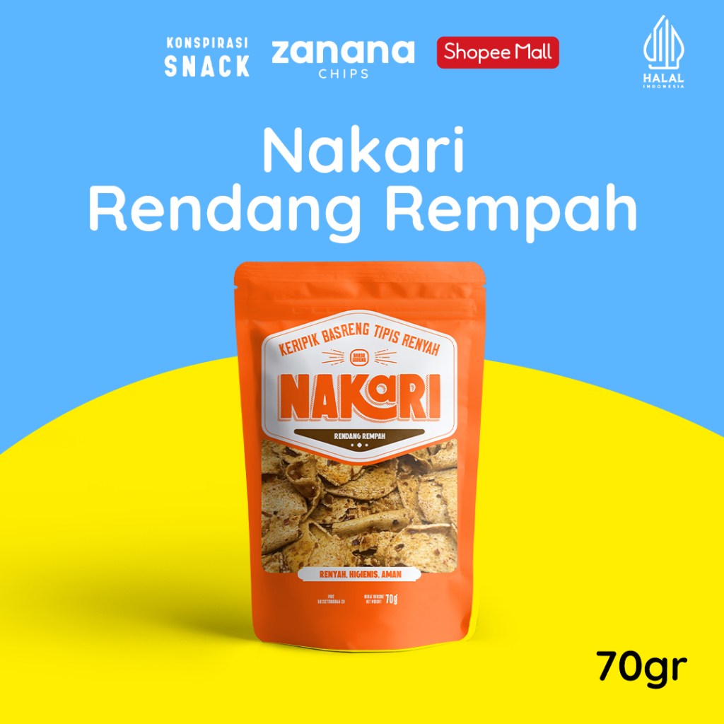 

Nakari Basreng Rendang Rempah | Keripik Basreng Tipis Renyah