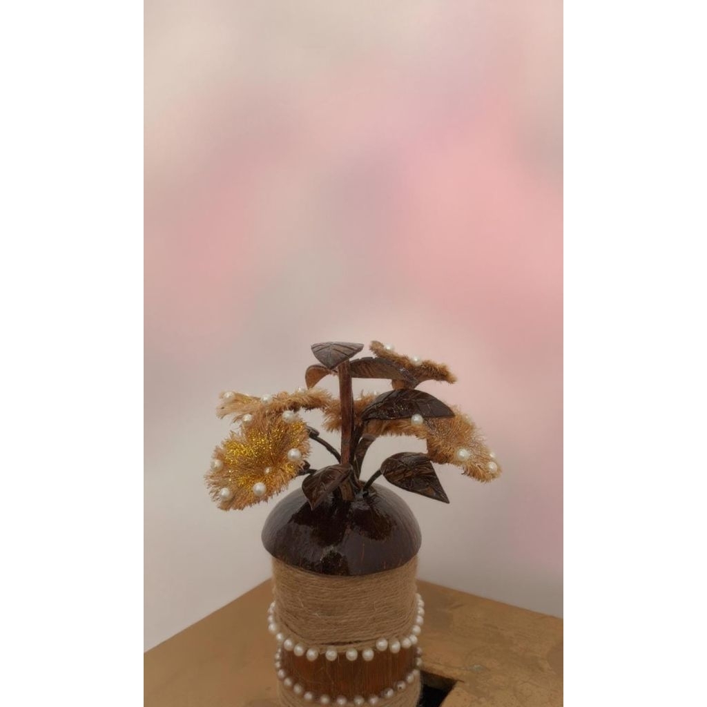 hiasan batok kelapa(hiasan ruangan)