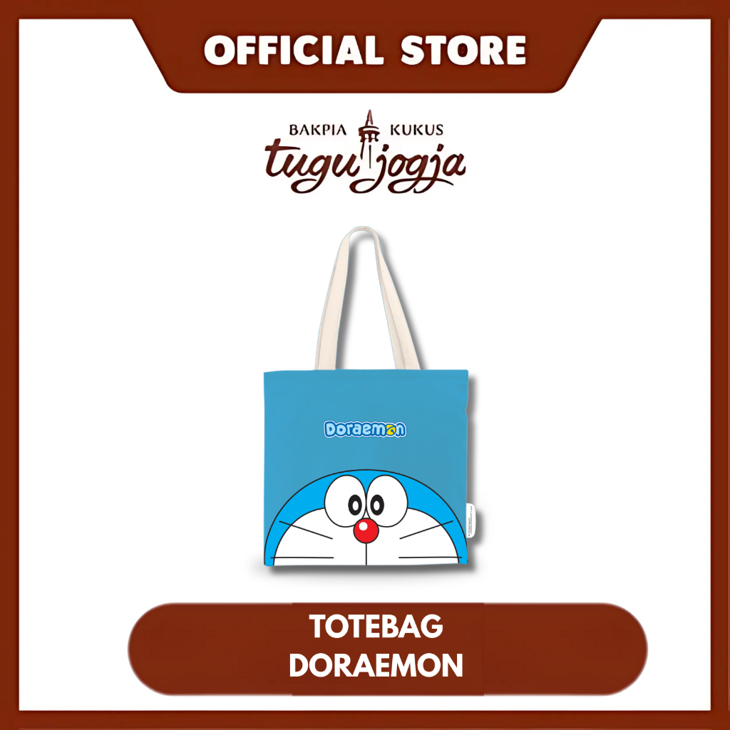 Merchandise Totebag Doraemon Series Bakpia Kukus Tugu Jogja