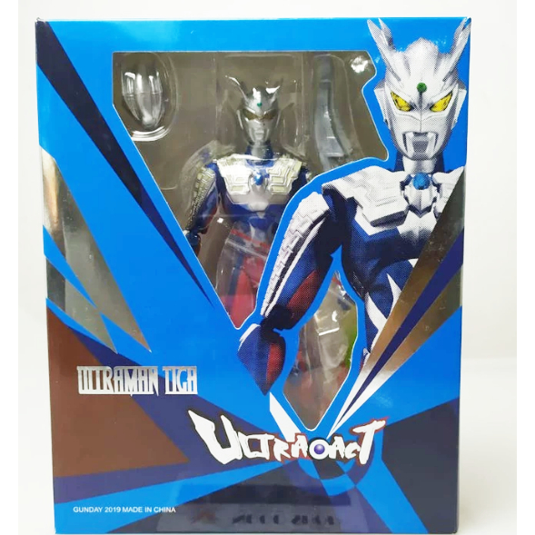 Ultra Ultraman Tiga Action Figure 1:12 with Weapon Action Figure Japan Heroes