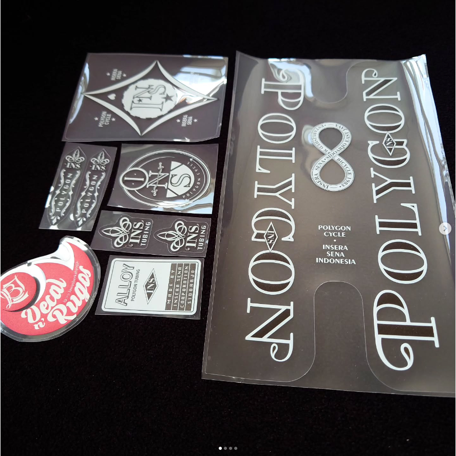 Stiker Decal Polygon Unitoga Lady Revendell Style Tube Besar