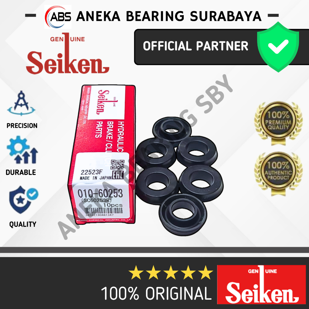 KARET REM DEPAN SUZUKI CARRY ST100 (1")  SC60253R SEIKEN JAPAN ORIGINAL 010-60253  (HARGA 1KOTAK ISI