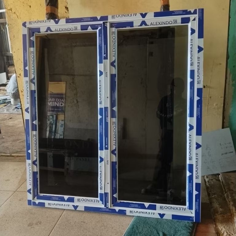 ✨KUSEN JENDELA DOUBLE JUNGKIT ALUMINIUM PREMIUM MERK ALEXINDO✨