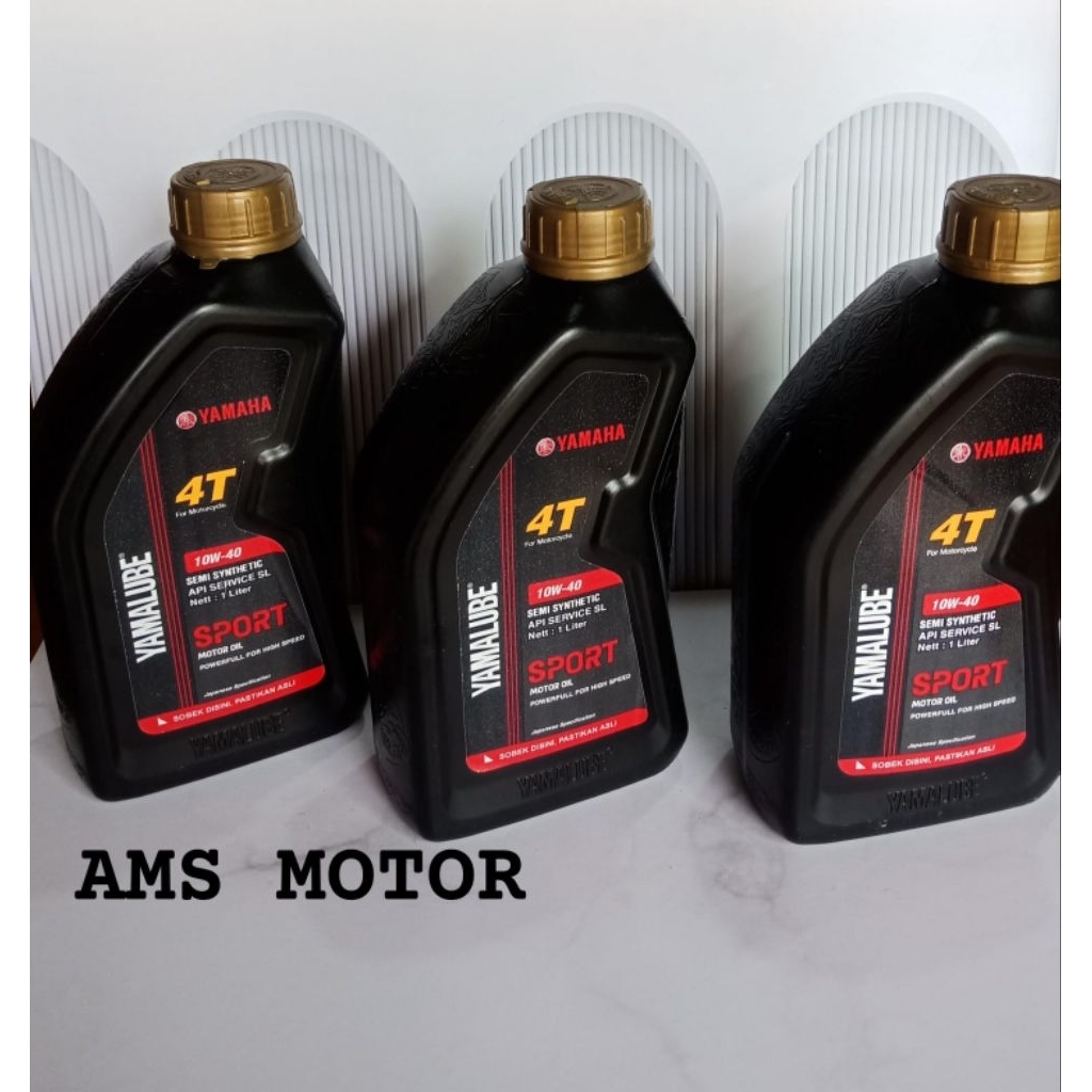 Oli 4T Yamalube sport yamalube silver 0.8 Liter matic Bebek sport /Pelumas mesin 4Tak yamalube