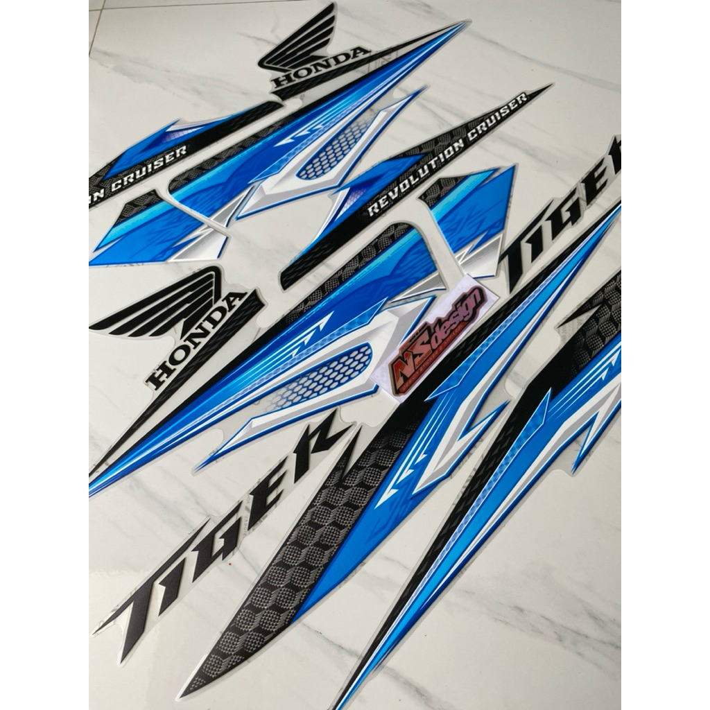 Striping stiker TIGER REVO (tirev) Custom Uv transparan Original Ngengsdesign
