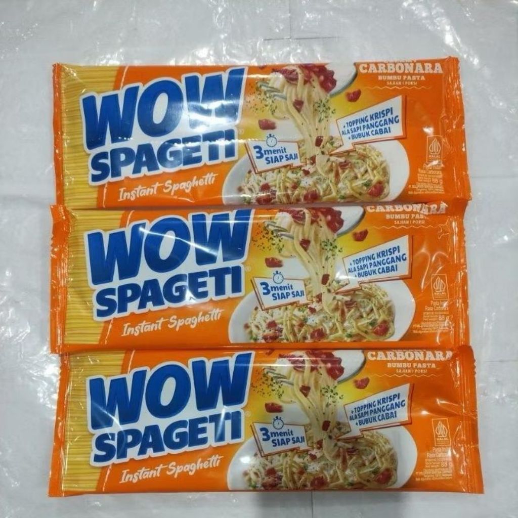 

Wow Spageti Instan Spageti Carbonara