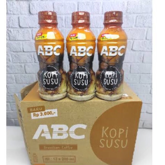 

ABC Kopi Susu & Choco Malt Coffee 1 Dus Isi 12pcs @ 200ml