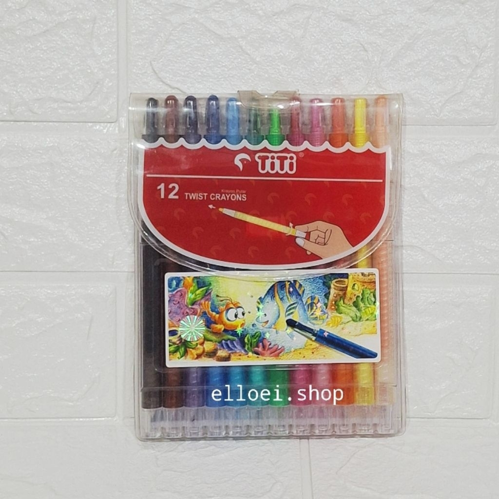 

TiTi Twist Crayons / Krayon Putar TiTi 12 pcs