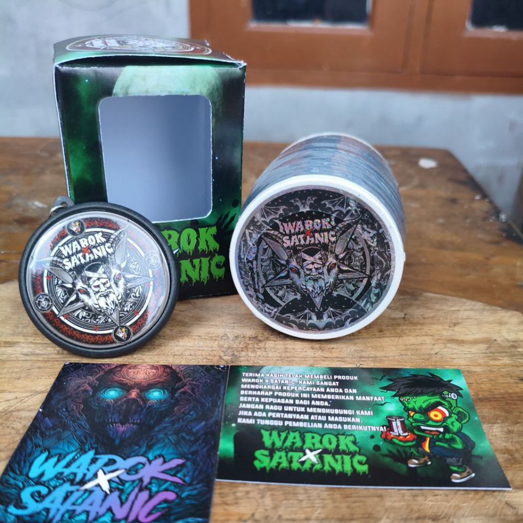GELASAN WAROK X SATANIC BAHAN MATOT ABU IMPORT ORIGINAL