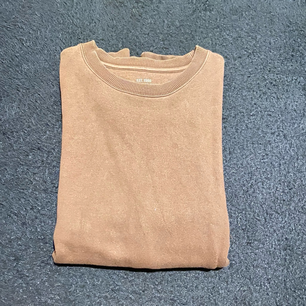 sweater coklat preloved