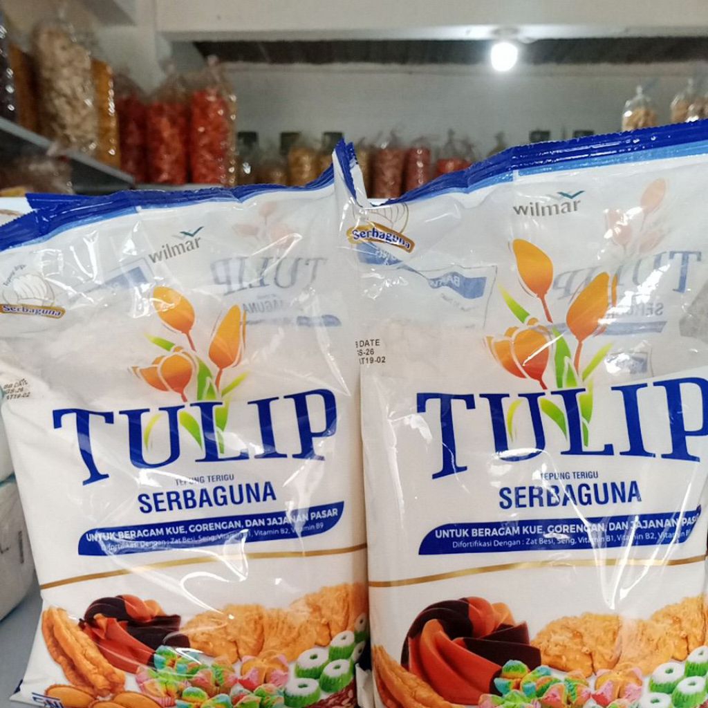 

Tepung terigu Tulip 1Kg