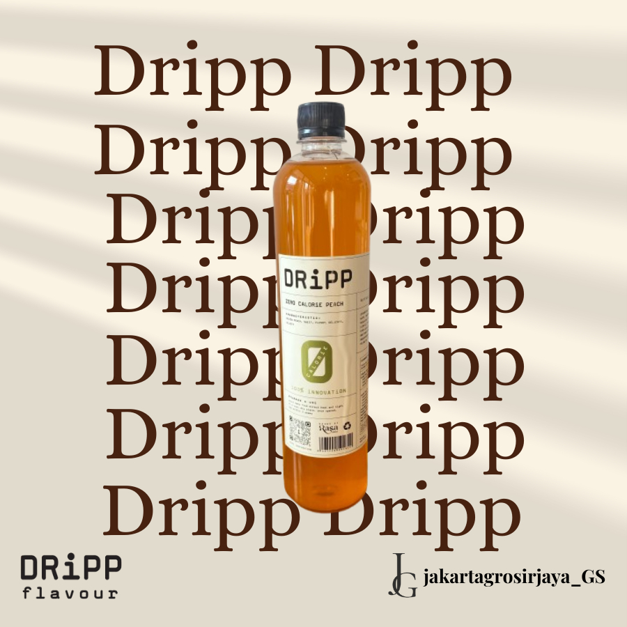 

DRIPP Zero Calorie Peach Syrup 760 Ml