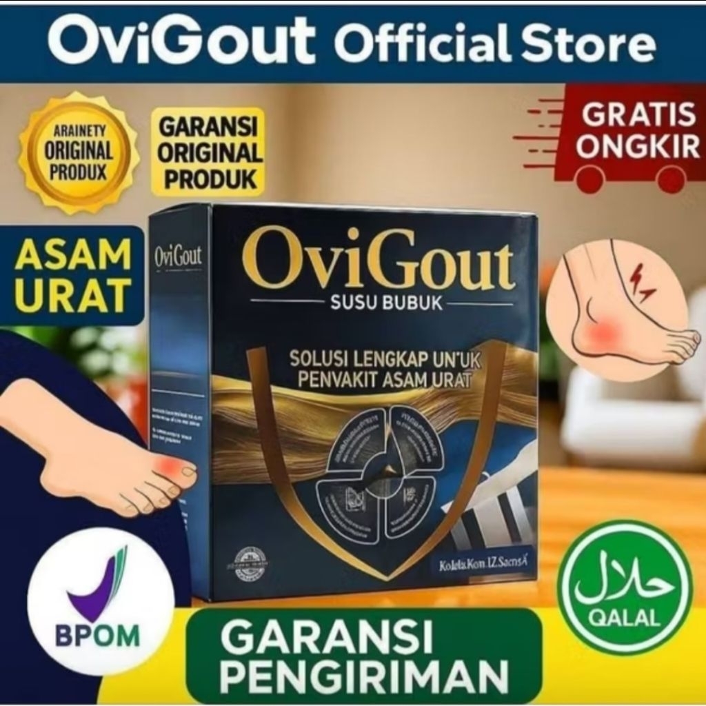 

Ovigout original susu terbaik untuk memgatasi asam urat kolestrol dan sendi
