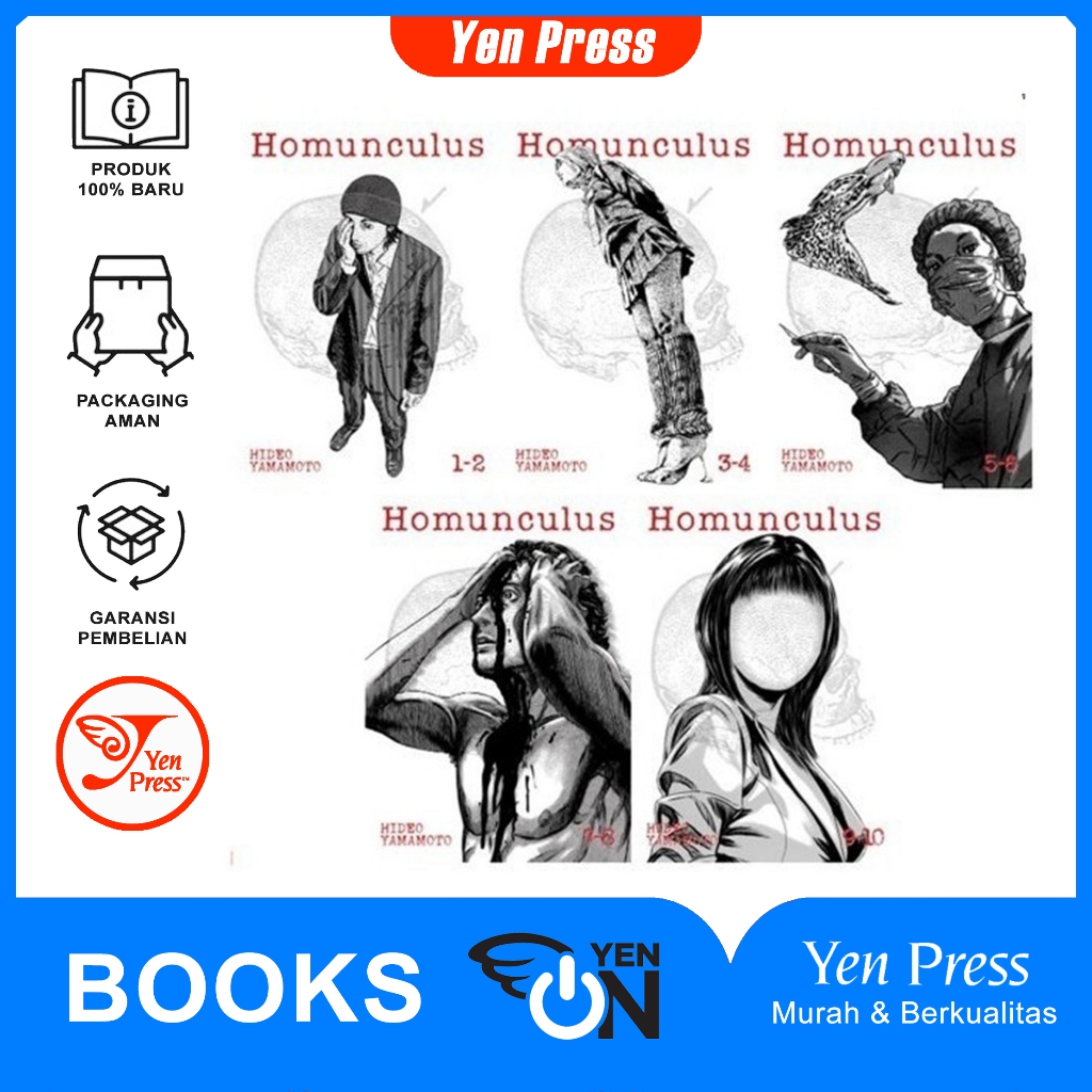 Homunculus (Omnibus) (5 book series) by Hideo Yamamoto