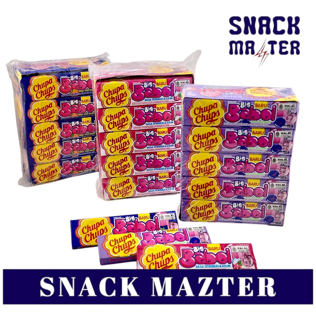 

Permen Karet Big Babol Stick BOX - ISI 20 Stick
