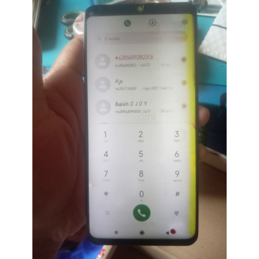 lcd redmi note 8 pro original minus