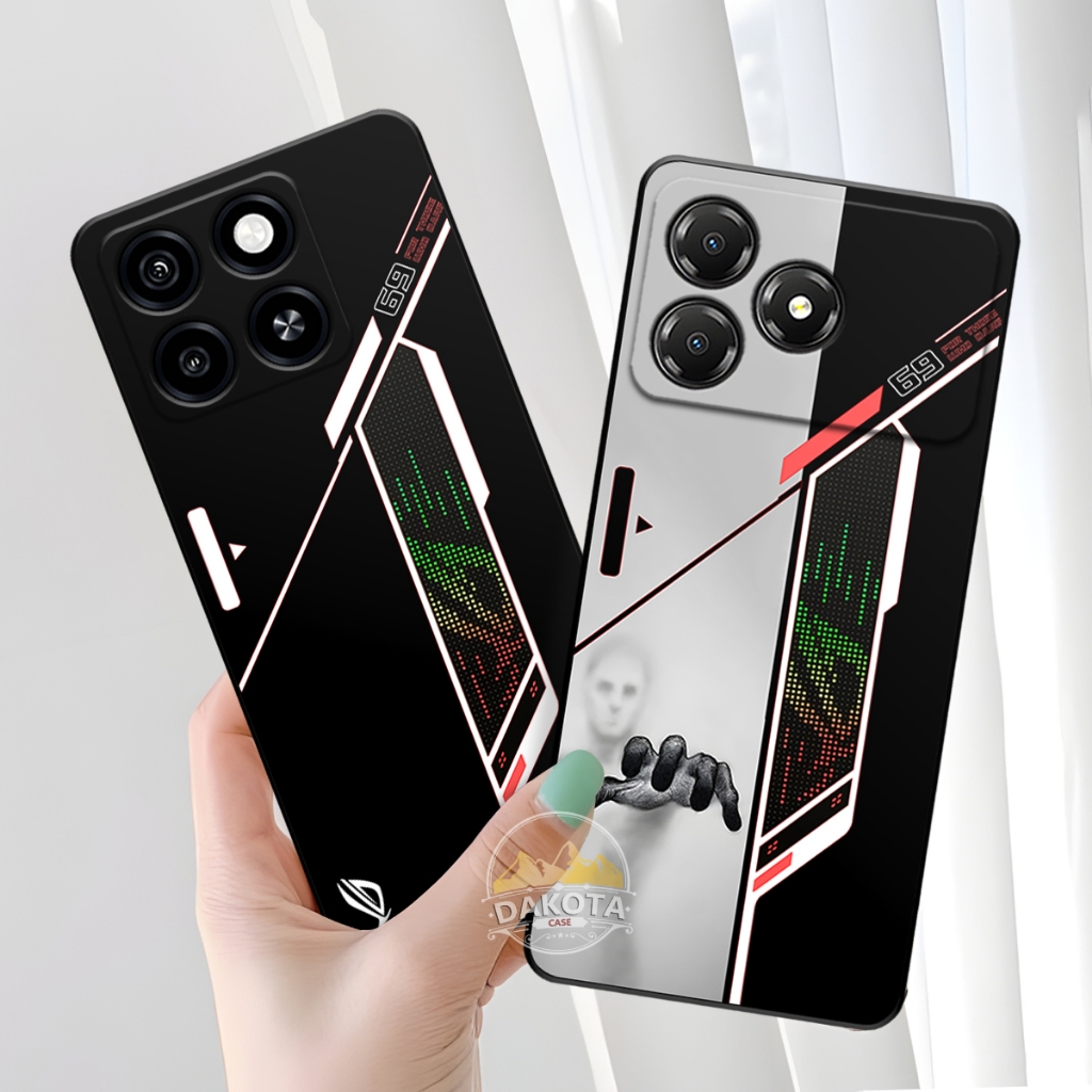 DAKOTA | Casing Silikon Hp ZTE Blade A36 | ZTE Blade A56 UV Printing Gambar Gamers | Case Lentur gra