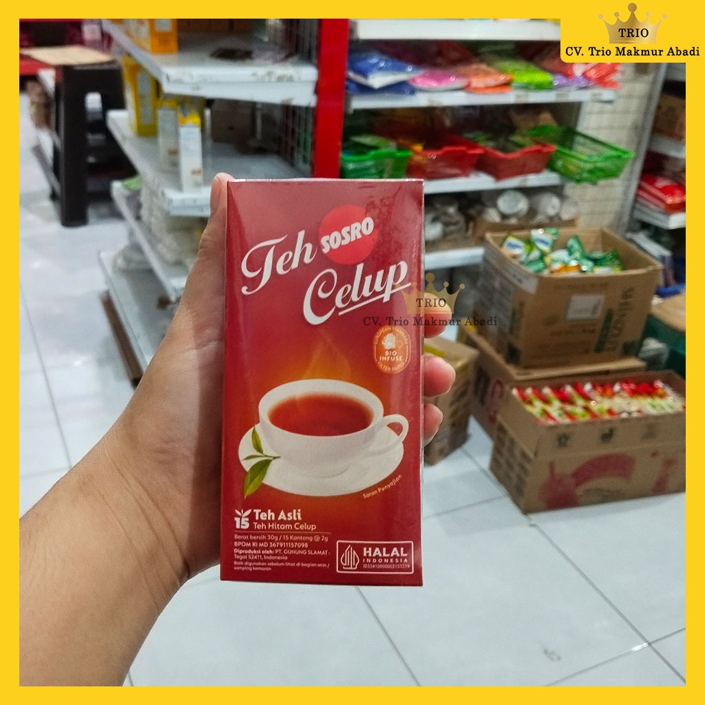 

Teh sosro celup 15pcs