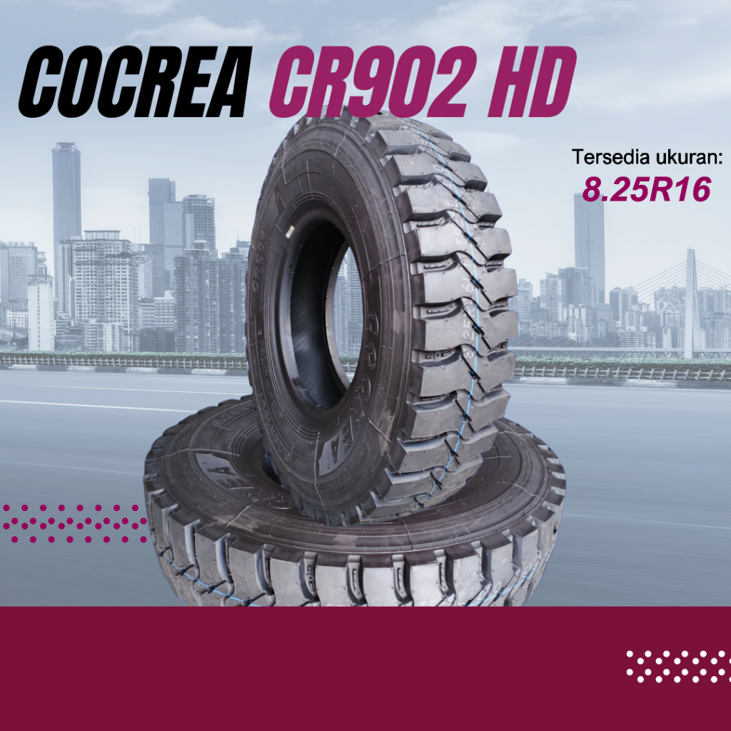 BERLIAN BAN COCREA Ban Truk 8.25R16 CR902 HD 16PR ban truk