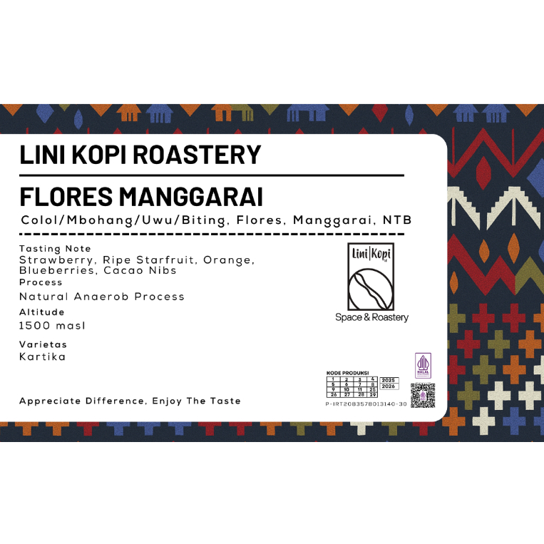 

Best Seller Beans Flores Manggari Anaerob Natural - Lini Kopi.id Roastery