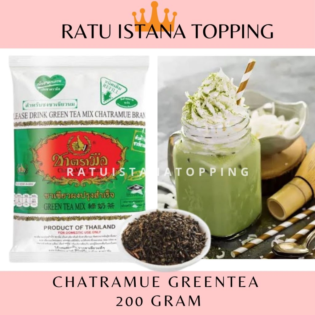

CHATRAMUE GREENTEA 200 GRAM THAI GREEN TEA MIX