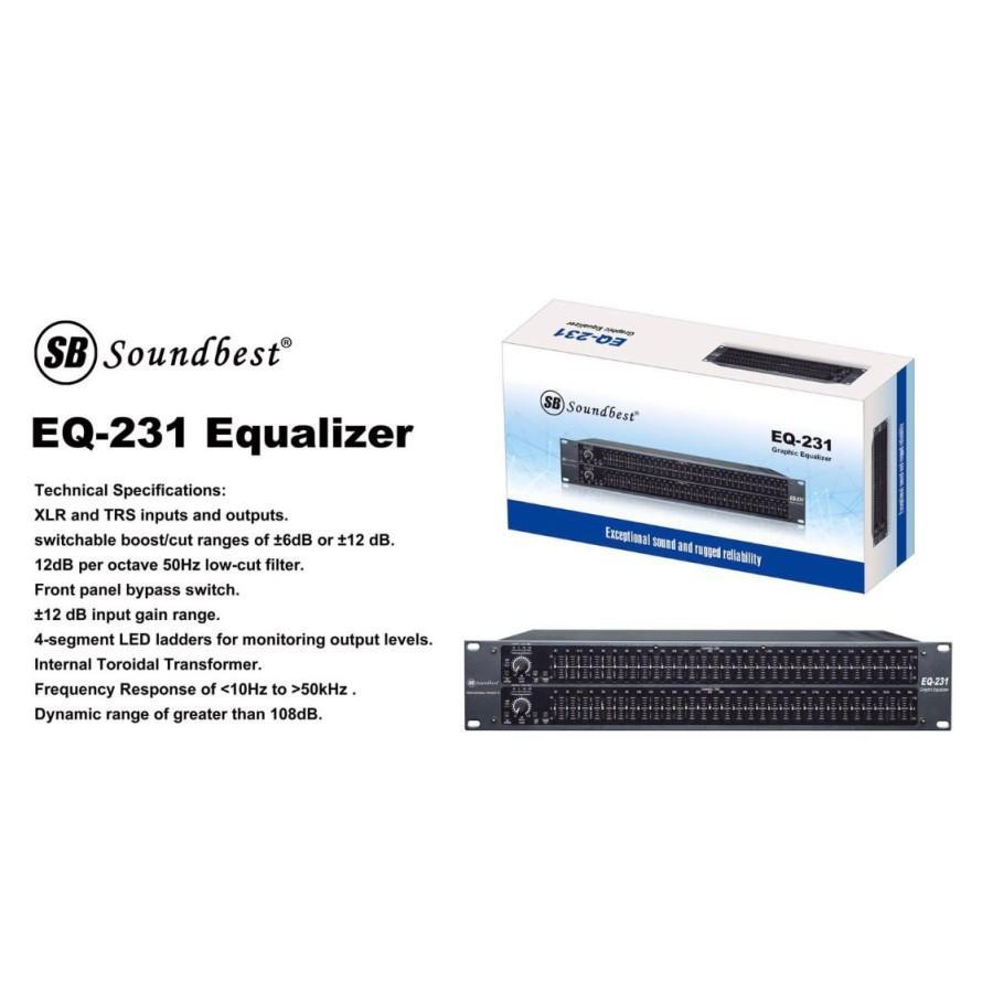 Equalizer Soundbest EQ 231 EQ231 Original