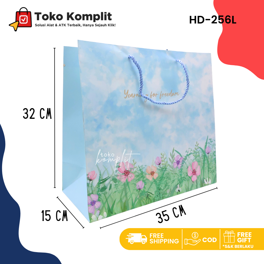 

Komplit - Paper bag Fancy HD-256L/Goodie Bag/Tas Tenteng/Hand Bag/Tas Kado/Tas Hadiah/Shopping Bag