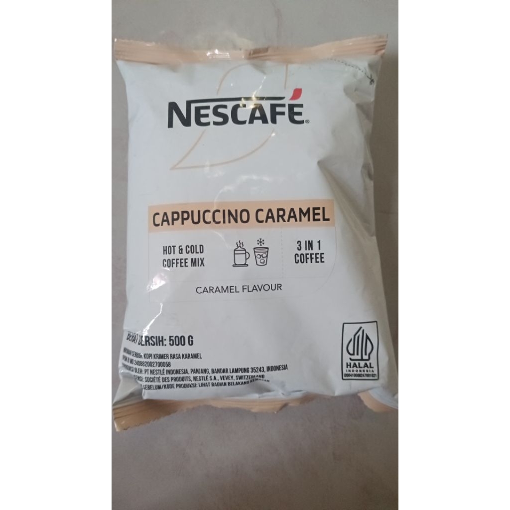 

Nescaffe capucino caramel & vanila latte 500g