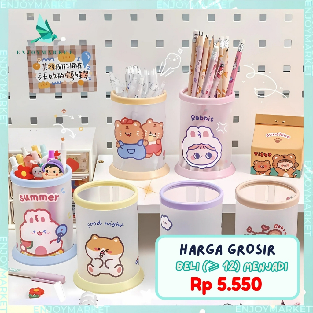 

Kotak Pulpen Tempat Pena Pensil Lipat Bulat Motif Cartoon KP13