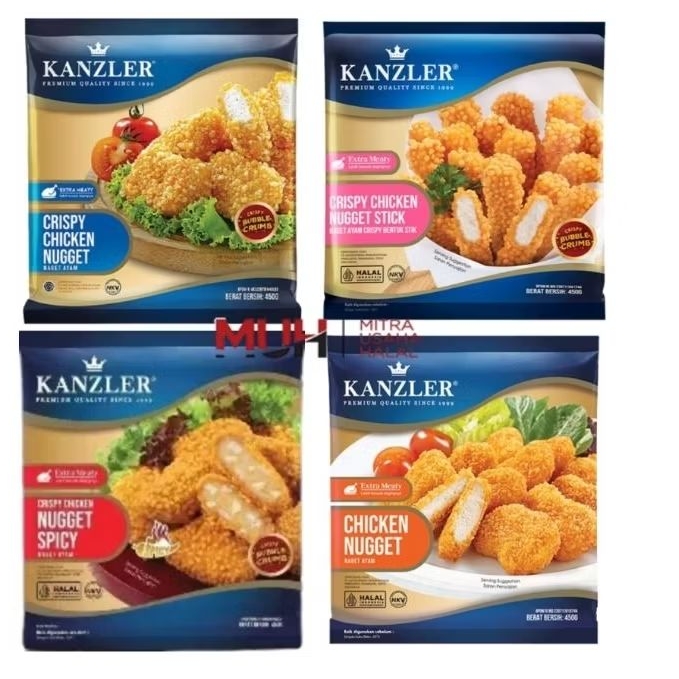 

Kanzler Chicken Nugget 450gr – Crispy / Stick / Spicy / Premium