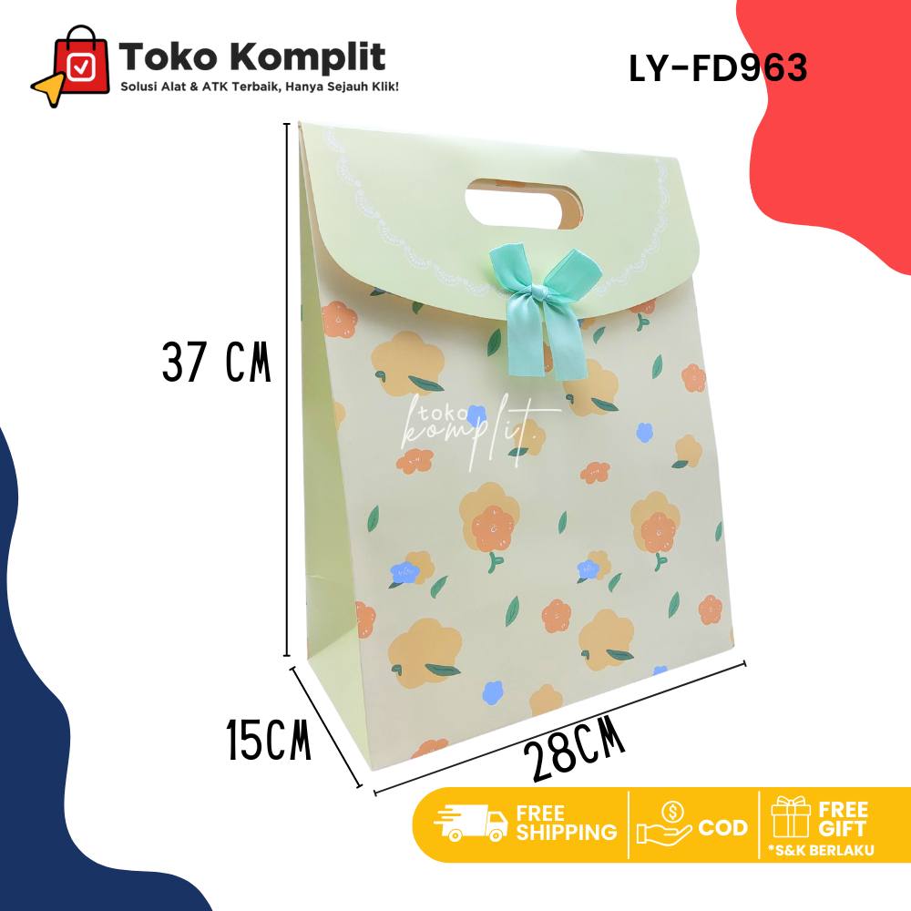 

Komplit - Paper bag Fancy LY-FD963/Goodie Bag/Tas Tenteng/Hand Bag/Tas Kado/Tas Hadiah/Shopping Bag