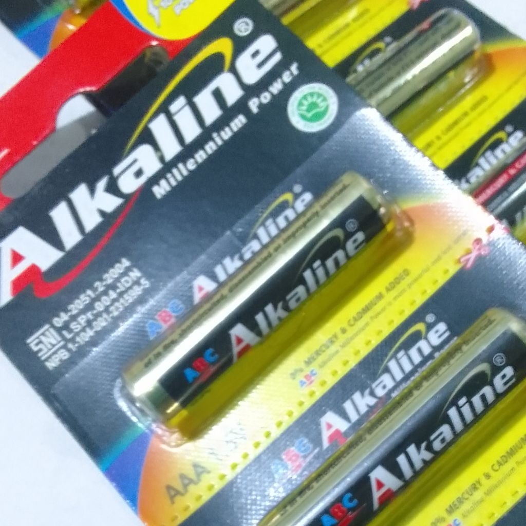 Baterai ABC Alkaline AAA kecil batre Alkalin A3