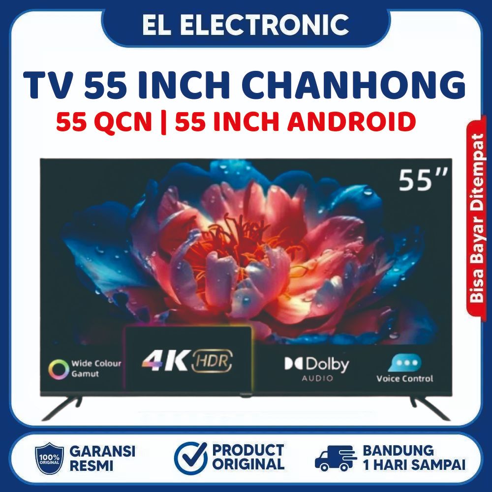 Changhong QLED TV 4K 55 inch Google Smart TV