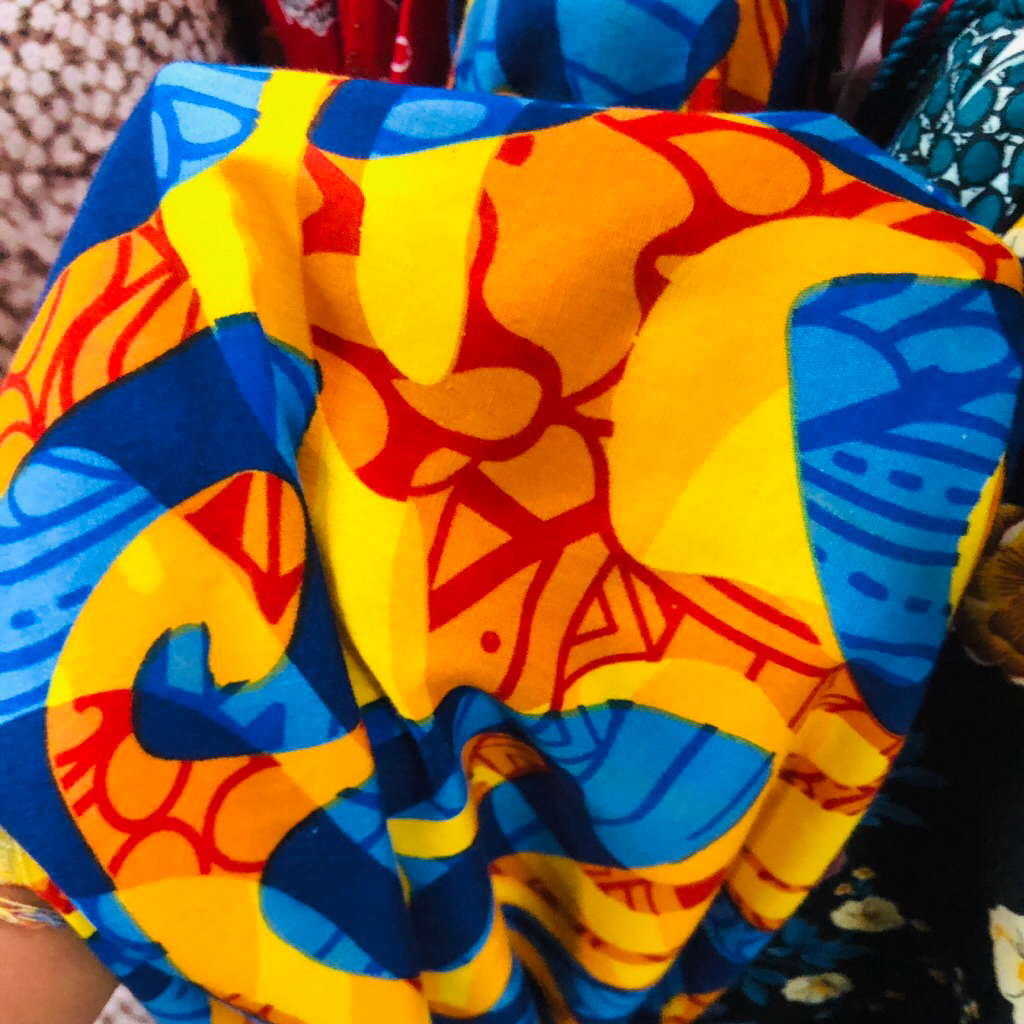 kain katun Jepang motif abstrak - kain katun Jepang motif premium b