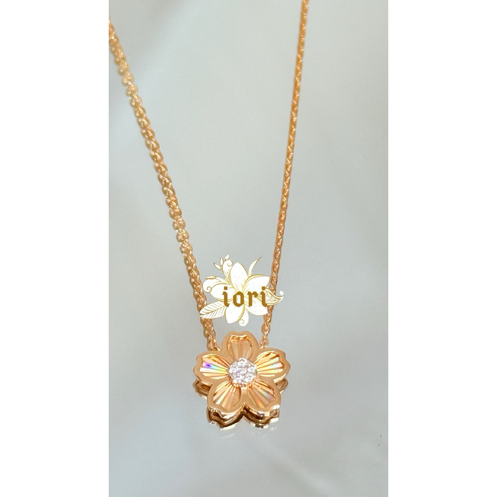 Kalung Bunga Emas G375 8K