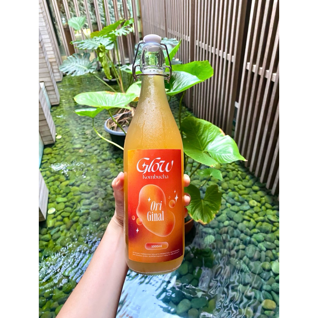 

Original Glow Kombucha Teh Probiotik Sparkling 1 Liter