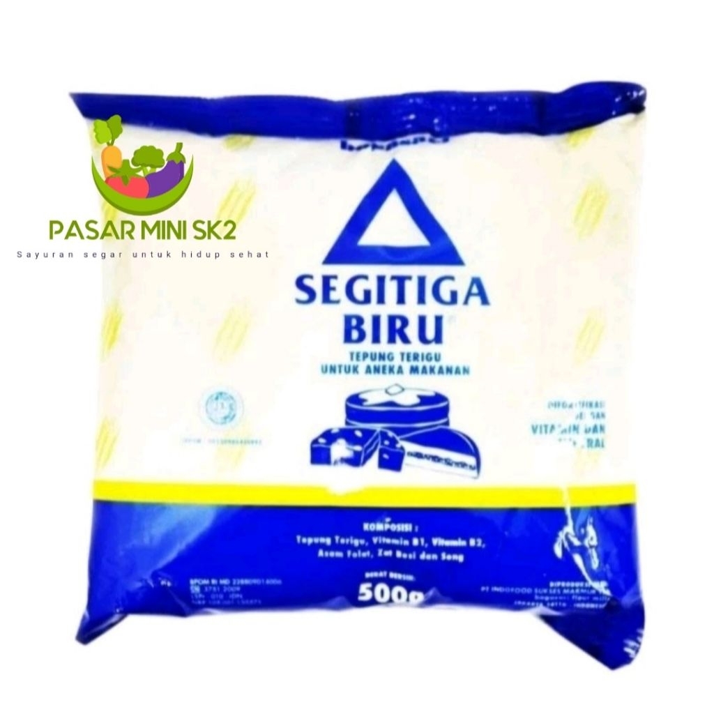 

Tepung gandum segitiga biru 500gr