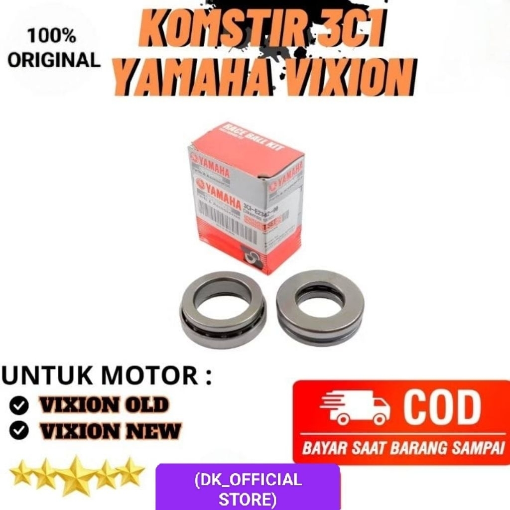 100% ORIGINAL komstir comstir Yamaha Kode 3C1 untuk Vixion old, Vixion new, Byson F1, Byson karbu, R